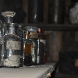 2013-14 Photography development supplies inside Scott's 'Terra Nova' hut, Cape Evans (001)