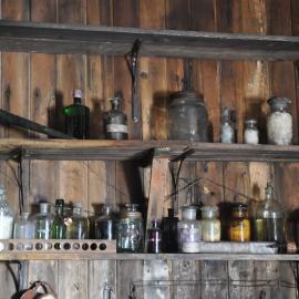2013-14 Scientific supplies inside Scott's 'Terra Nova' hut, Cape Evans (002)