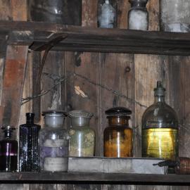 2013-14 Scientific supplies inside Scott's 'Terra Nova' hut, Cape Evans (003)