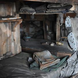 2013-14 Day's bunk inside Scott's 'Terra Nova' hut