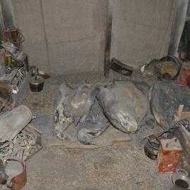 2013-14 Stack of penguins inside Scott's 'Terra Nova' hut, Cape Evans