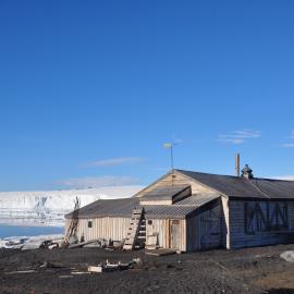 2013-14 South-West corner of Scott's 'Terra Nova' hut, Cape Evans (001)