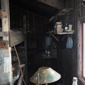 Wright and Simpson's bunks and south wall