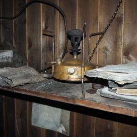 Primus and artefacts, Scott's 'Terra Nova' hut