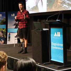 2024 William Pike speaking at the Explorer Conference