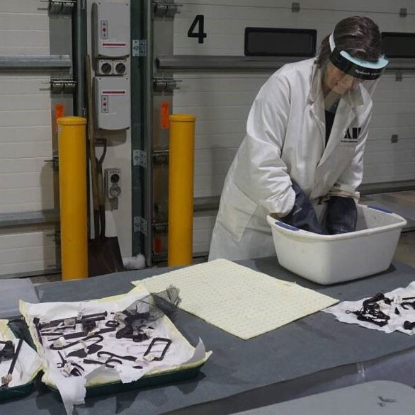 Desalination Treatment of Iron Artefacts - Summer 2021-2022